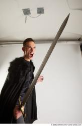 Claudio BLACK WATCH STANDING POSE WITH SWORD 2